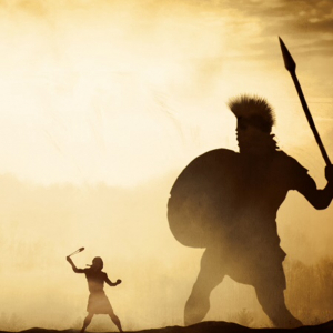 David enfrenta a Goliat