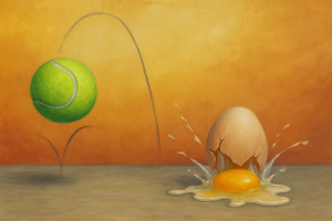 Pelota de tenis vs huevo: resiliencia cristiana